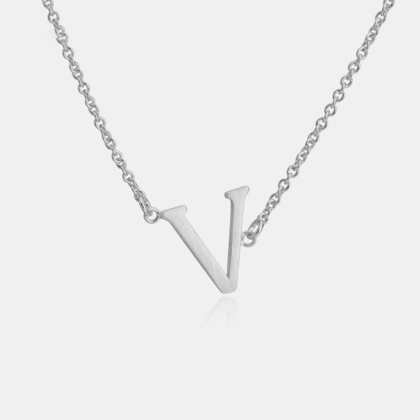 Copper Letter Pendant Necklace