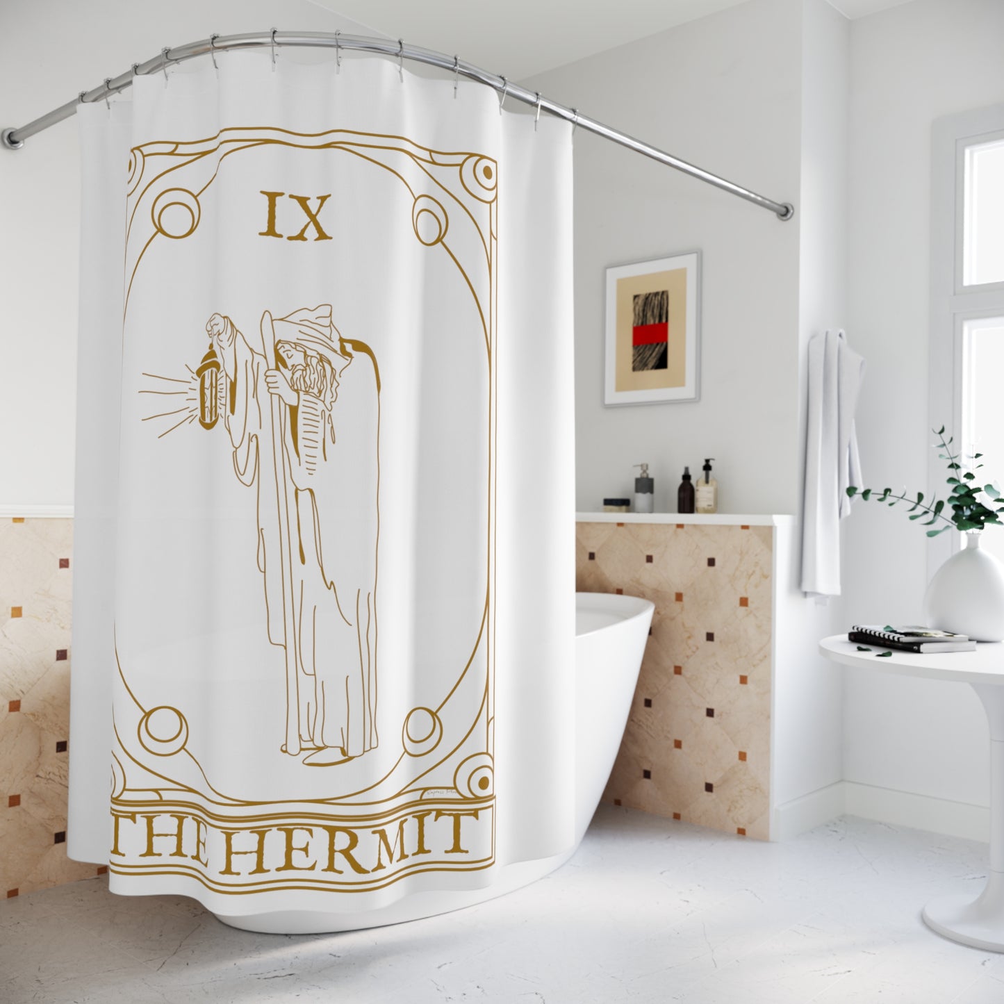 The Hermit Shower Curtain