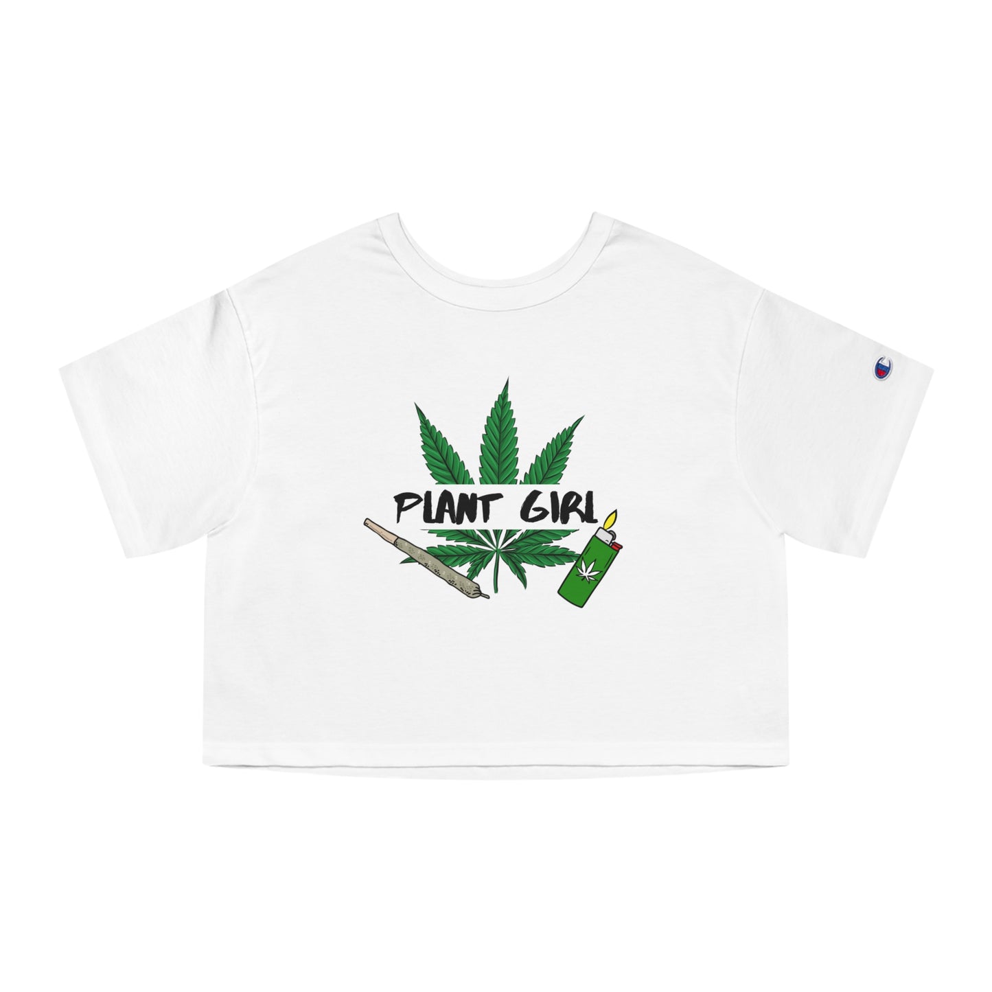 Phreestyle Plant Girl Cropped Tee