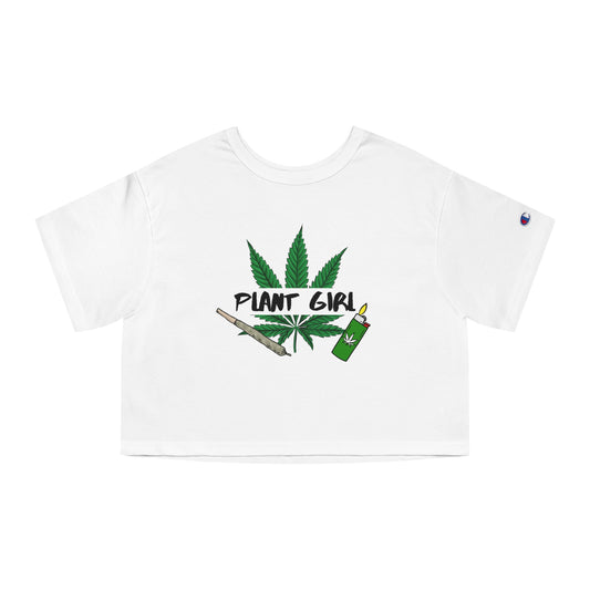 Phreestyle Plant Girl Cropped Tee