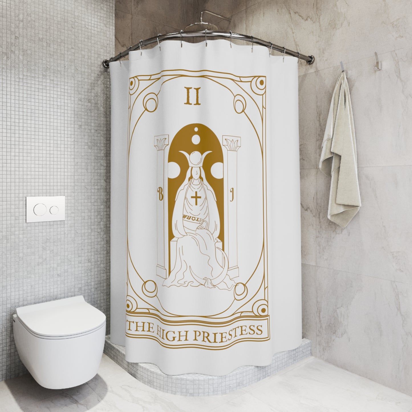 The High Priestess Shower Curtain