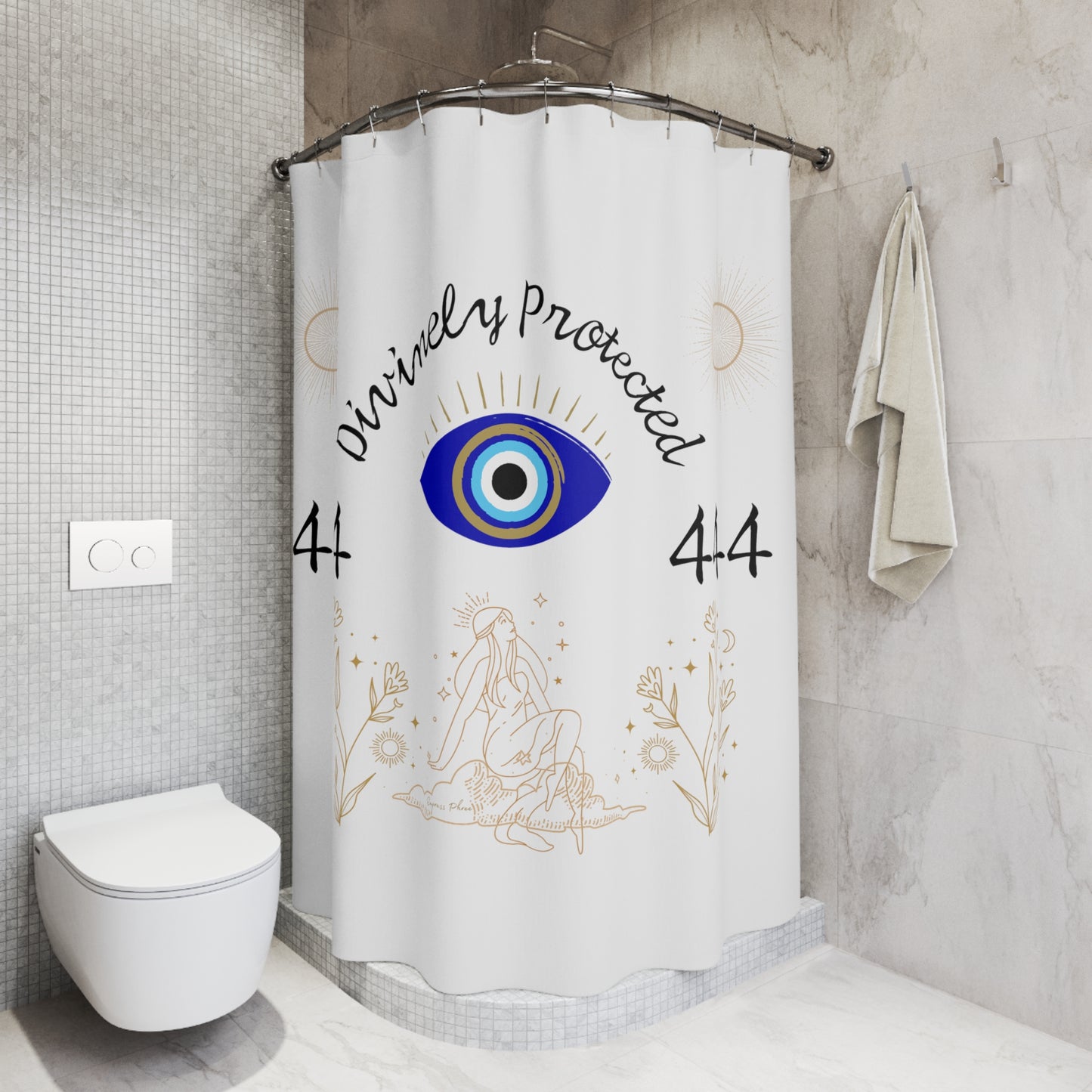 Phreestyle 444 Divinely Protected Shower Curtain