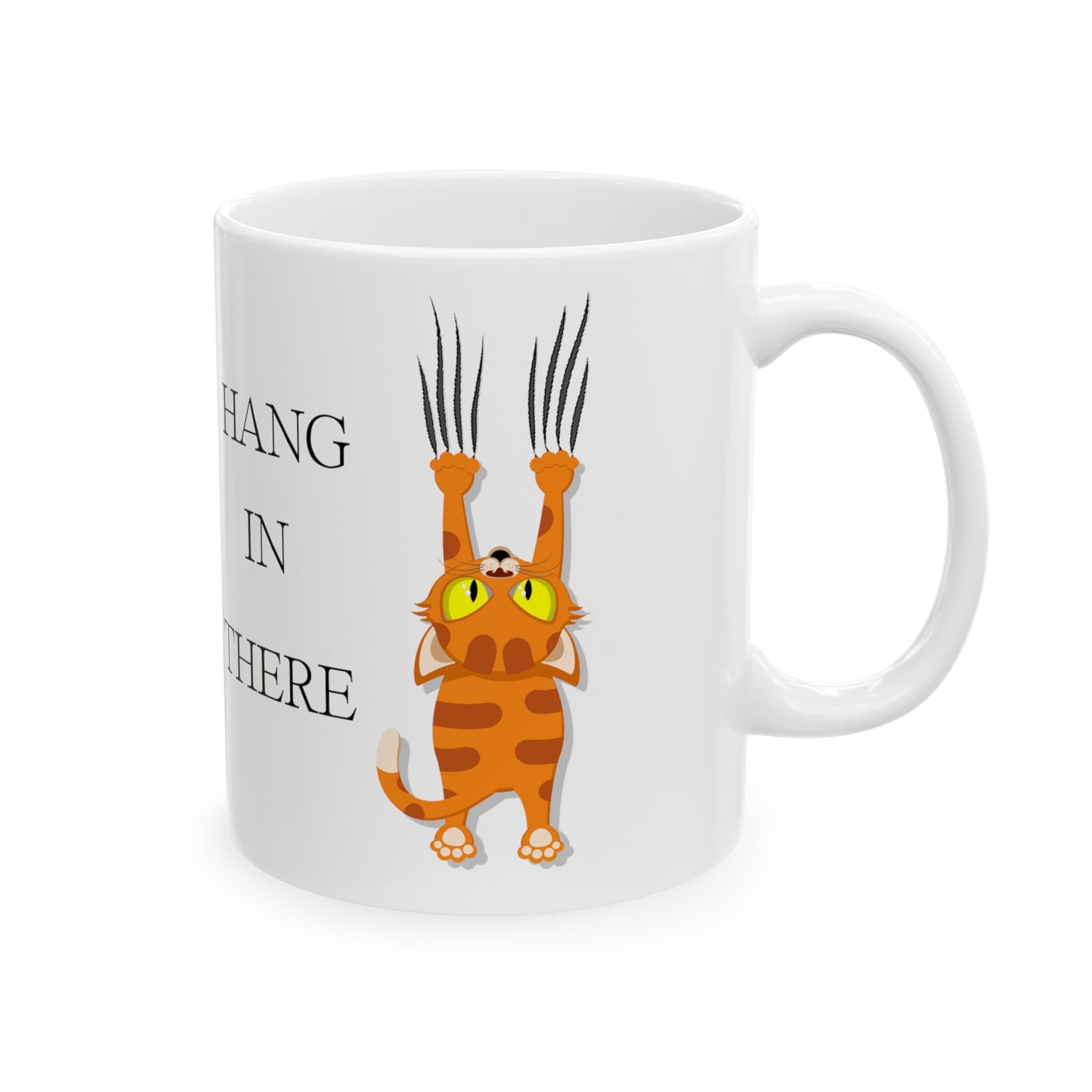 Hang In There Ceramic Mug, 11oz