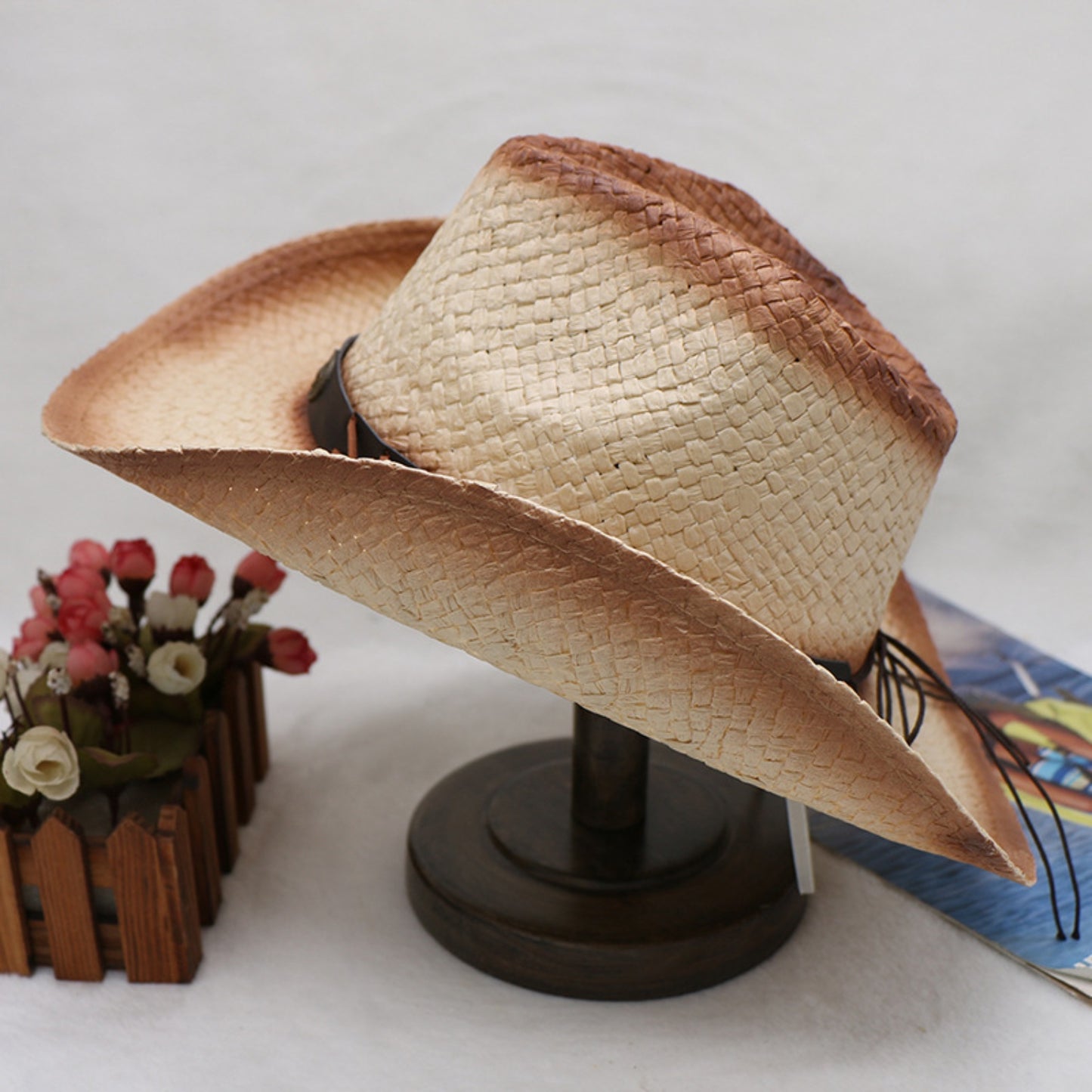 Papyrus Wide Brim Cowboy Hat