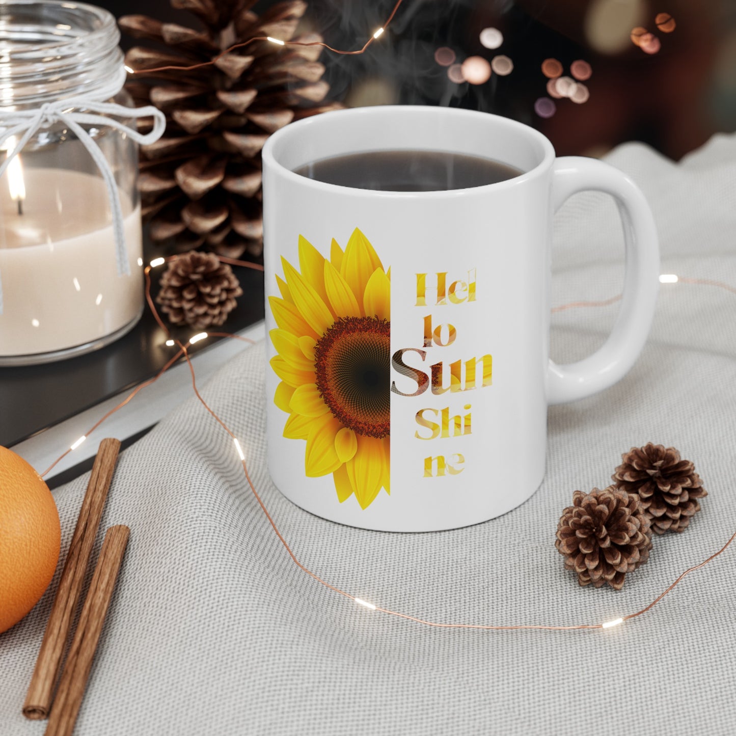 Phreestyle Hello Sunshine Ceramic Mug, 11oz