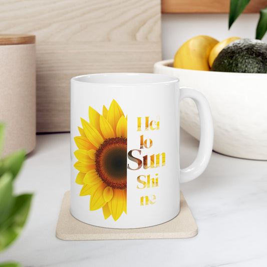 Phreestyle Hello Sunshine Ceramic Mug, 11oz