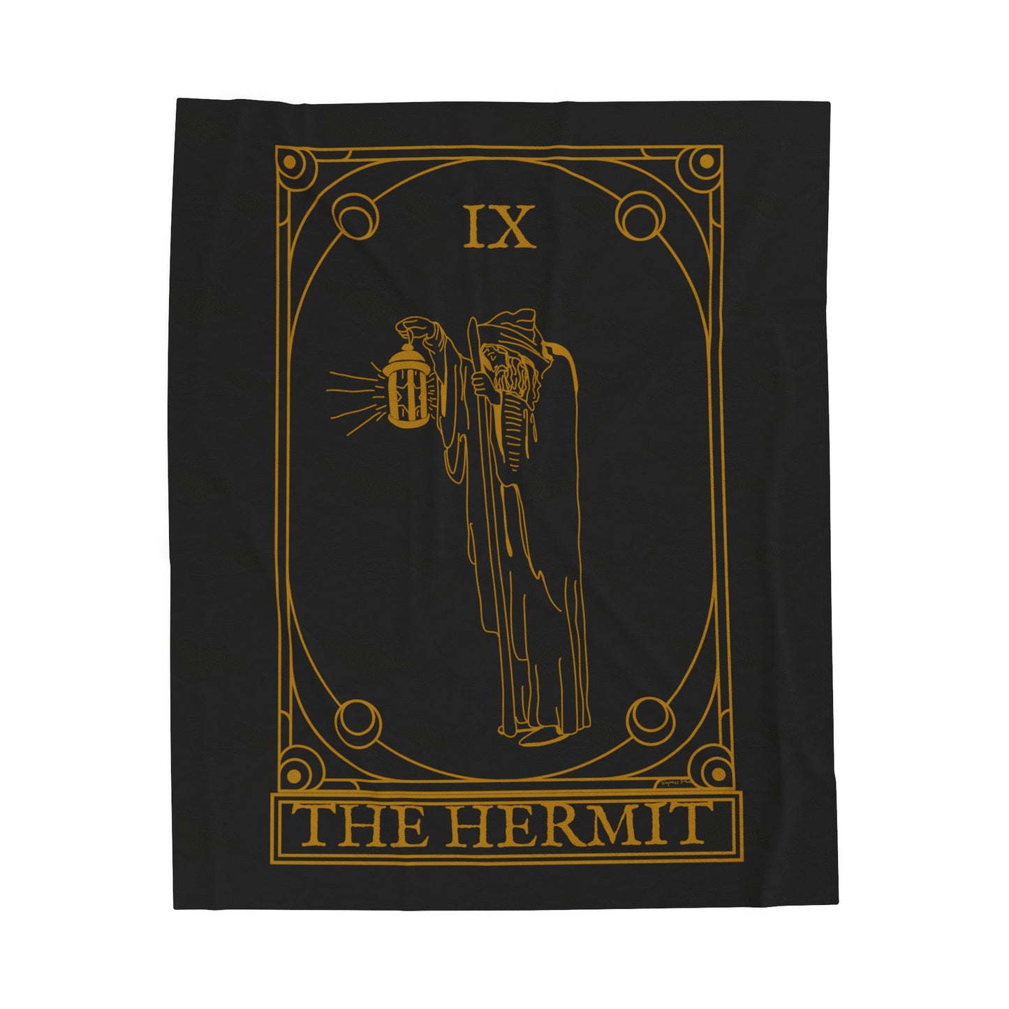 The Hermit Velveteen Plush Blanket