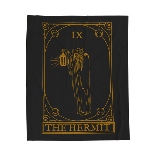 The Hermit Velveteen Plush Blanket