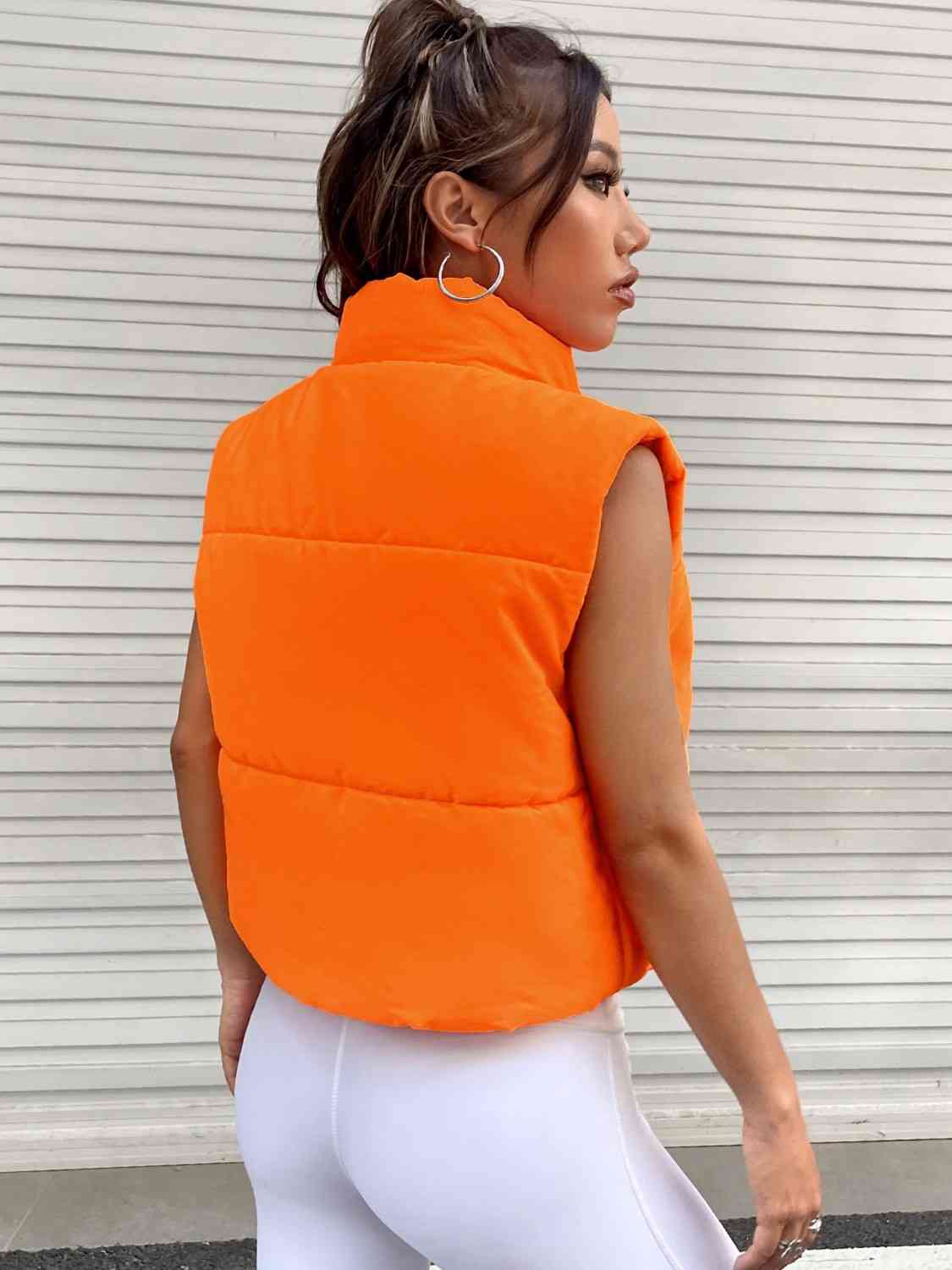 Zip-Up Puffer Vest